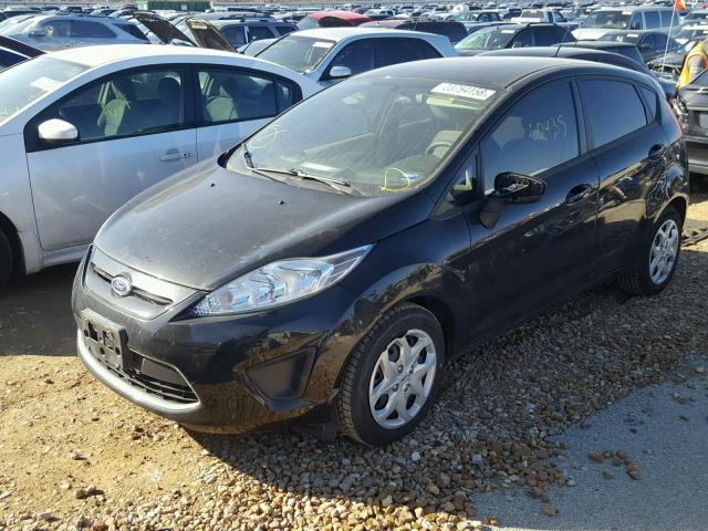 3FADP4EJ6BM127525 - 2011 FORD FIESTA SE BLACK photo 2