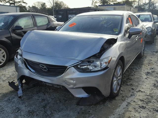 JM1GJ1U66E1159400 - 2014 MAZDA 6 SPORT SILVER photo 2