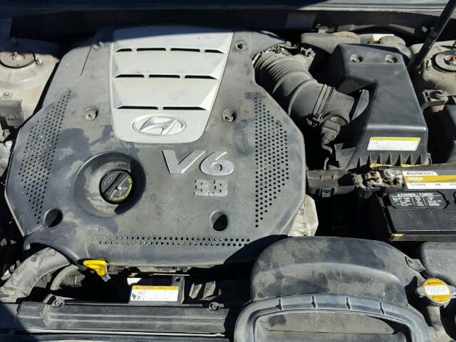 5NPEU46F56H010600 - 2006 HYUNDAI SONATA GLS SILVER photo 7