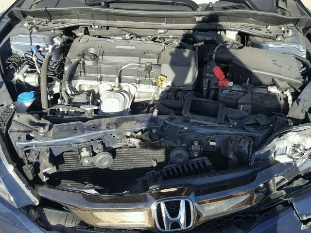 1HGCT1B83GA007401 - 2016 HONDA ACCORD EXL BLUE photo 7