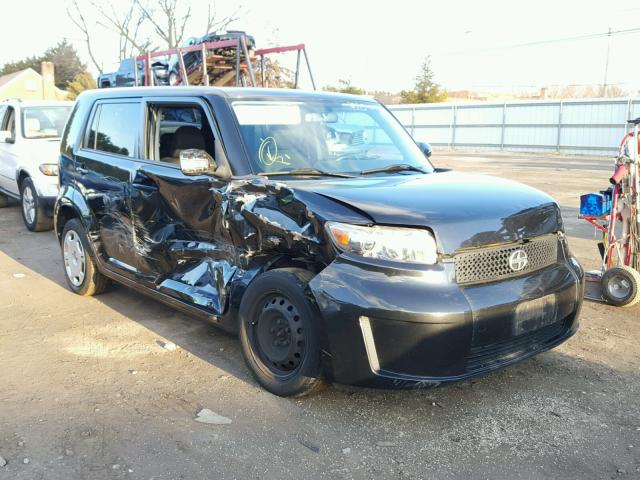 JTLKE50E881057611 - 2008 TOYOTA SCION XB BLACK photo 1