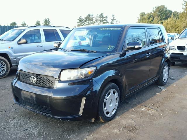 JTLKE50E881057611 - 2008 TOYOTA SCION XB BLACK photo 2