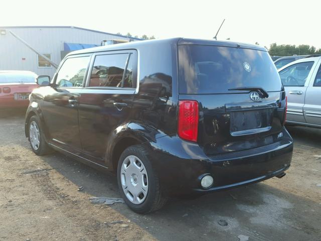 JTLKE50E881057611 - 2008 TOYOTA SCION XB BLACK photo 3