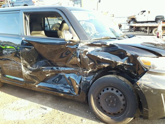 JTLKE50E881057611 - 2008 TOYOTA SCION XB BLACK photo 9