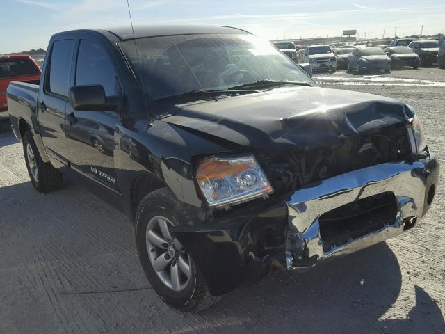 1N6BA07D38N344139 - 2008 NISSAN TITAN XE BLACK photo 1