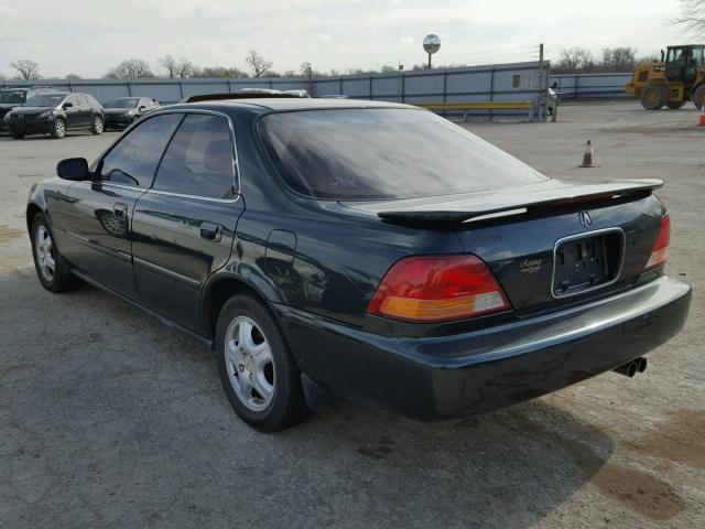 JH4UA2658TC005624 - 1996 ACURA 2.5TL GREEN photo 3