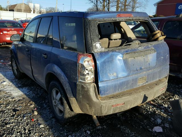 5GZCZ23D25S845780 - 2005 SATURN VUE BLUE photo 3