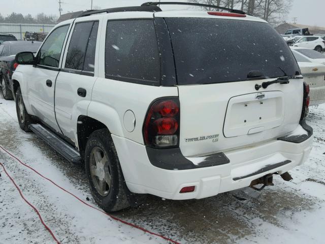 1GNDT13S962234668 - 2006 CHEVROLET TRAILBLAZE WHITE photo 3