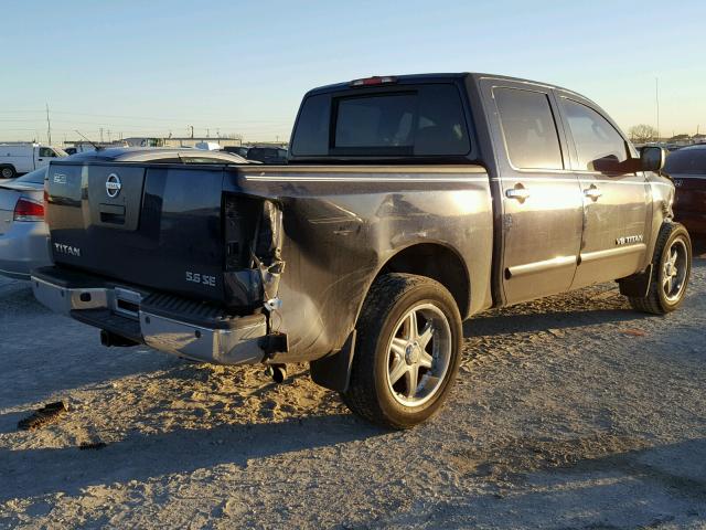 1N6BA07B76N560717 - 2006 NISSAN TITAN XE BLUE photo 4