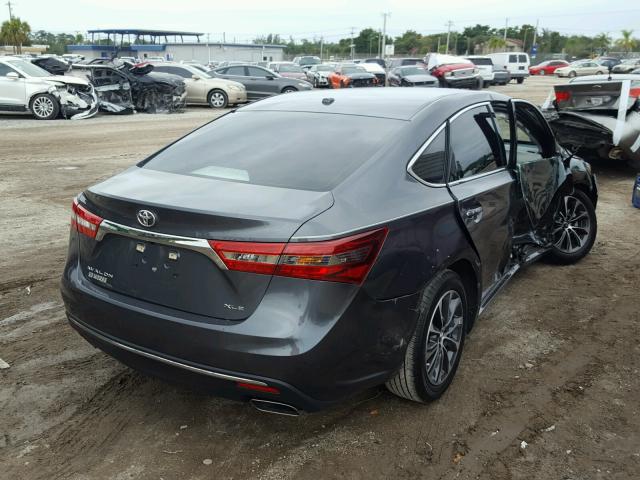 4T1BK1EB9HU255569 - 2017 TOYOTA AVALON XLE SILVER photo 4