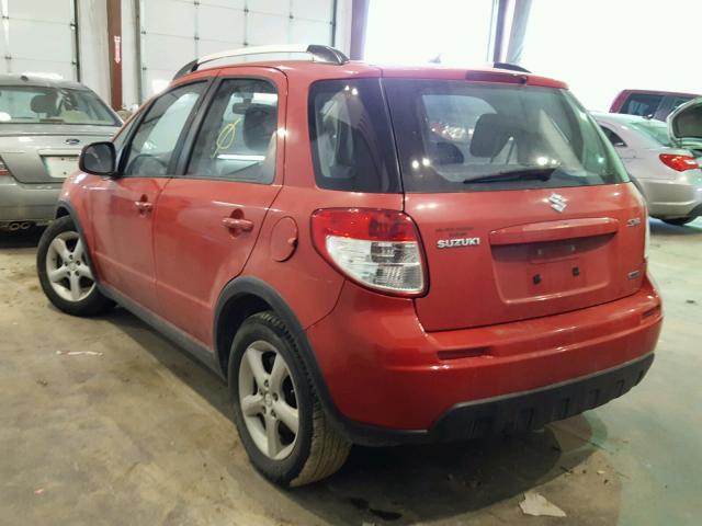 JS2YB417675100347 - 2007 SUZUKI SX4 SPORT RED photo 3