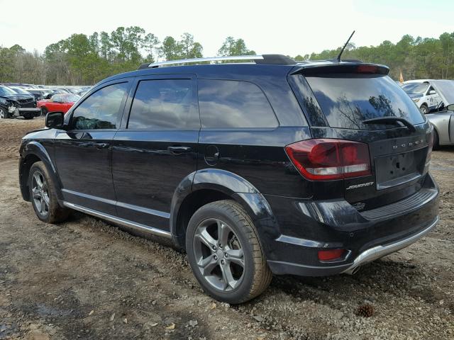 3C4PDCGGXFT698300 - 2015 DODGE JOURNEY CR BLACK photo 3