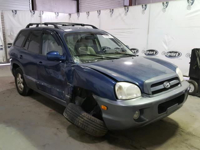 KM8SC13D46U090741 - 2006 HYUNDAI SANTA FE G BLUE photo 1