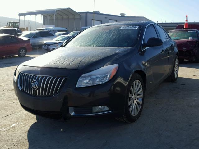 W04GT5GC0B1007525 - 2011 BUICK REGAL CXL BLACK photo 2