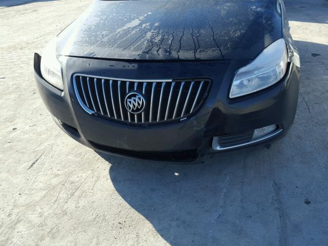 W04GT5GC0B1007525 - 2011 BUICK REGAL CXL BLACK photo 9