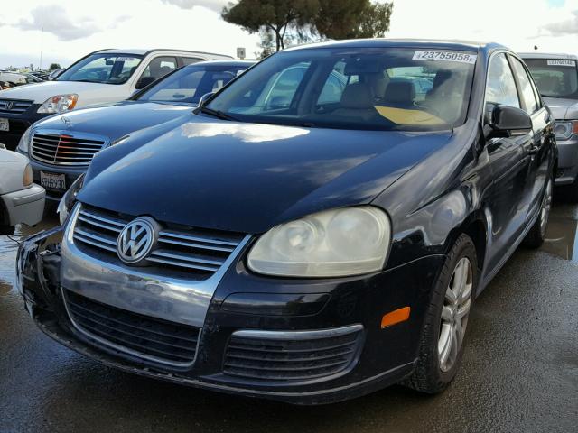 3VWSF71K27M018813 - 2007 VOLKSWAGEN JETTA 2.5 BLACK photo 2