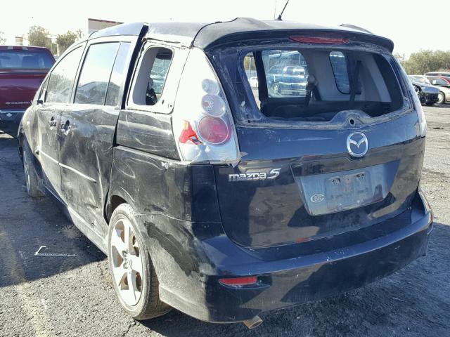 JM1CR293460113731 - 2006 MAZDA 5 BLACK photo 3