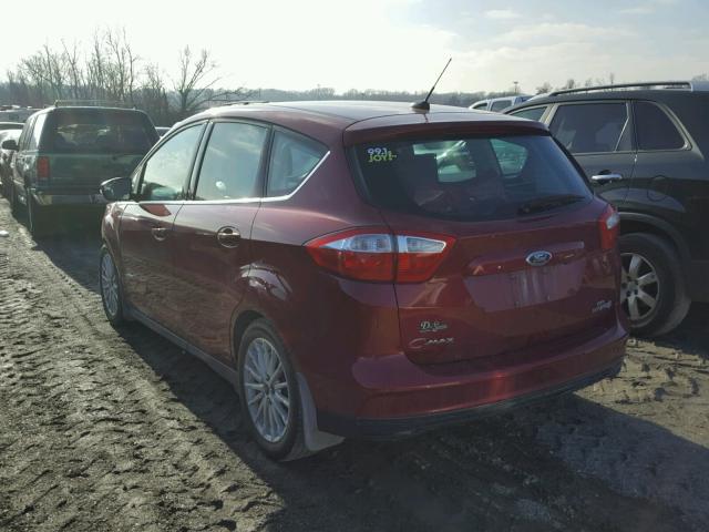 1FADP5BU4FL112694 - 2015 FORD C-MAX SEL RED photo 3