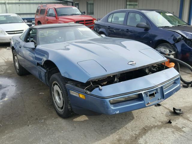 1G1AY0780E5126323 - 1984 CHEVROLET CORVETTE BLUE photo 1