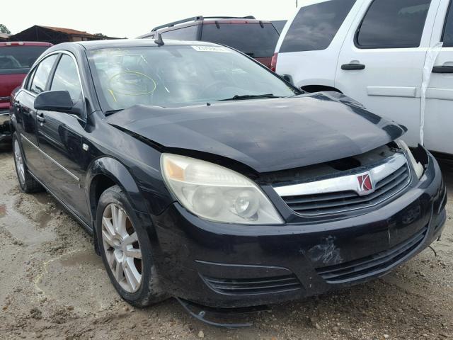 1G8ZS57N67F165858 - 2007 SATURN AURA XE BLACK photo 1