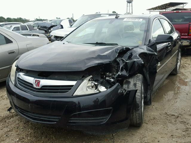 1G8ZS57N67F165858 - 2007 SATURN AURA XE BLACK photo 2