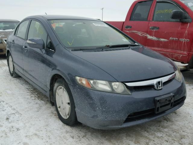 JHMFA36266S006673 - 2006 HONDA CIVIC HYBR GRAY photo 1