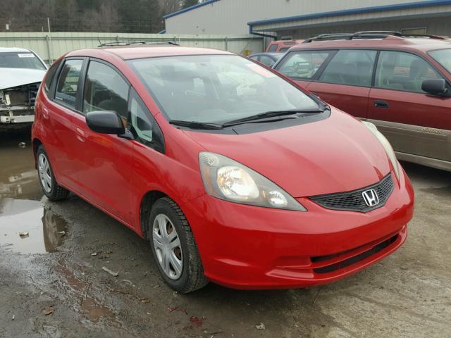 JHMGE88279S070258 - 2009 HONDA FIT RED photo 1
