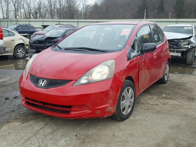 JHMGE88279S070258 - 2009 HONDA FIT RED photo 2