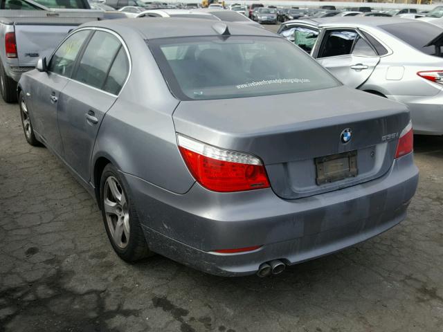WBANW13528CN56562 - 2008 BMW 535 I GRAY photo 3