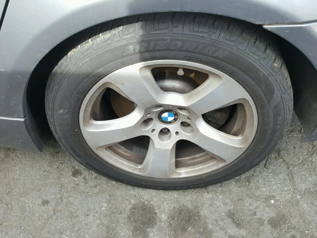 WBANW13528CN56562 - 2008 BMW 535 I GRAY photo 9