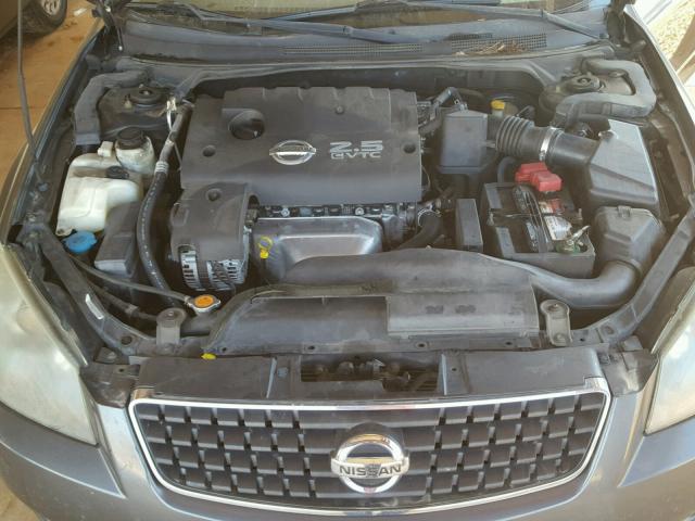 1N4AL11D66C183291 - 2006 NISSAN ALTIMA S GRAY photo 7