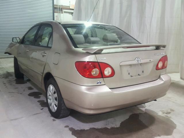 2T1BR32E77C817281 - 2007 TOYOTA COROLLA CE TAN photo 3