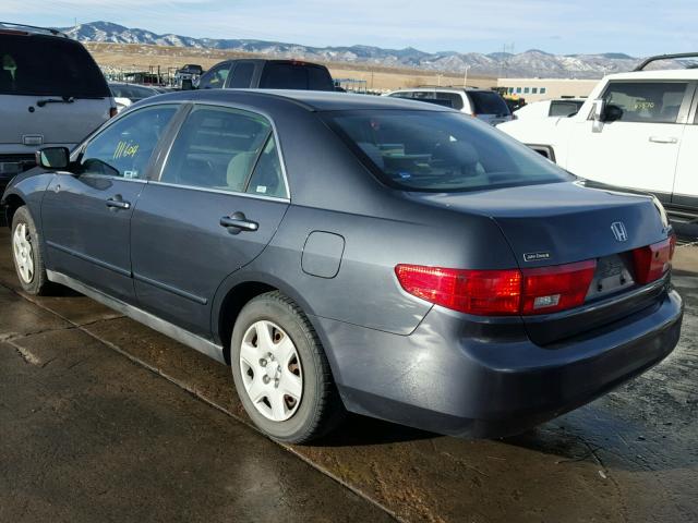 1HGCM56415A179709 - 2005 HONDA ACCORD LX GRAY photo 3