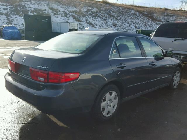 1HGCM56415A179709 - 2005 HONDA ACCORD LX GRAY photo 4