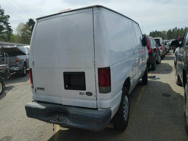 1FTNE14W89DA86644 - 2009 FORD ECONOLINE WHITE photo 4