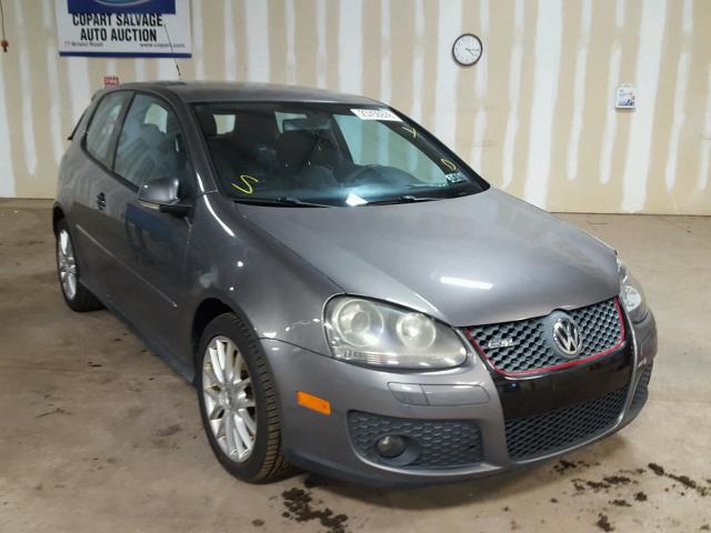 WVWFV71K66W133467 - 2006 VOLKSWAGEN NEW GTI GRAY photo 1