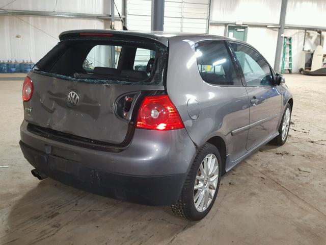 WVWFV71K66W133467 - 2006 VOLKSWAGEN NEW GTI GRAY photo 4