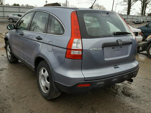 JHLRE48317C030943 - 2007 HONDA CR-V LX BLUE photo 3