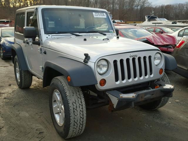 1J4AA2D13AL196607 - 2010 JEEP WRANGLER S SILVER photo 1