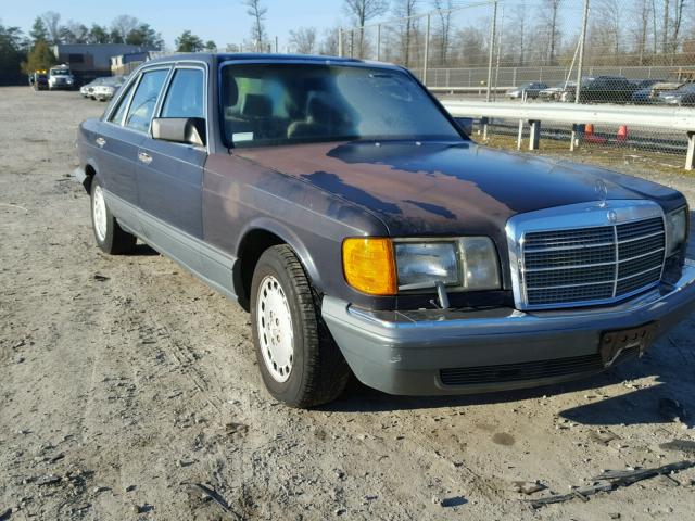 WDBCA35D2GA194041 - 1986 MERCEDES-BENZ 420 SEL BLUE photo 1