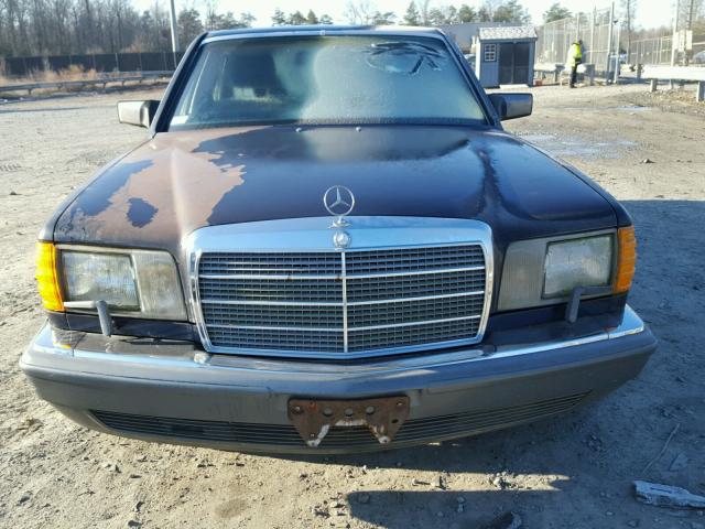 WDBCA35D2GA194041 - 1986 MERCEDES-BENZ 420 SEL BLUE photo 9