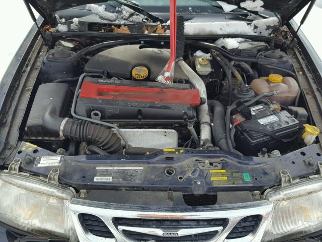 YS3DD78N9X7020952 - 1999 SAAB 9-3 S BLUE photo 7