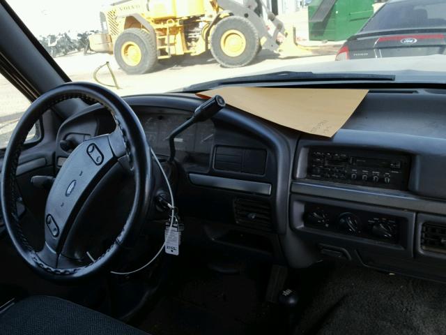 1FTEX14H5NKB10657 - 1992 FORD F150 GRAY photo 9