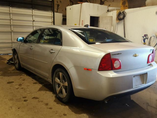 1G1ZC5EU9CF305627 - 2012 CHEVROLET MALIBU 1LT 银色 照片 3