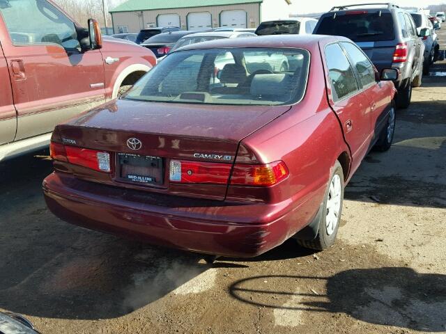 4T1BG22K2YU670910 - 2000 TOYOTA CAMRY CE MAROON photo 4