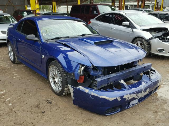 1FAFP42X44F202209 - 2004 FORD MUSTANG GT BLUE photo 1
