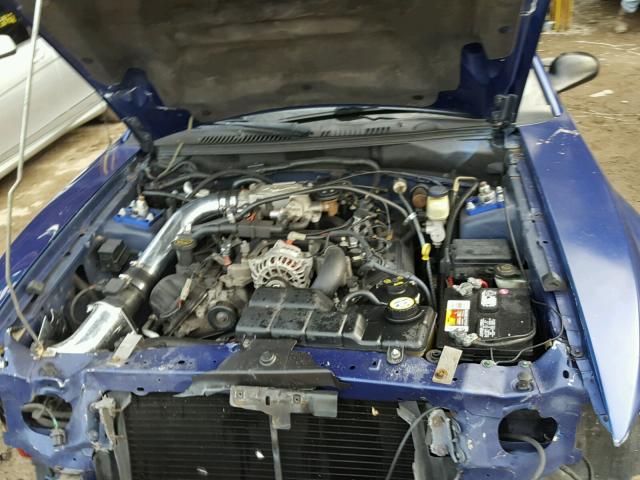 1FAFP42X44F202209 - 2004 FORD MUSTANG GT BLUE photo 7