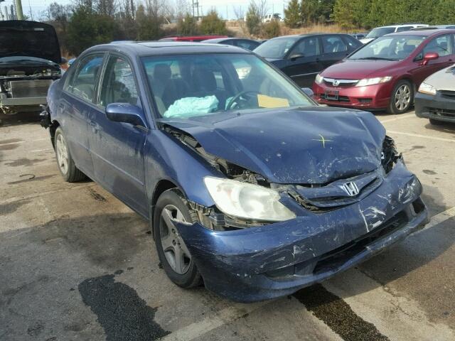 2HGES26764H509321 - 2004 HONDA CIVIC EX BLUE photo 1