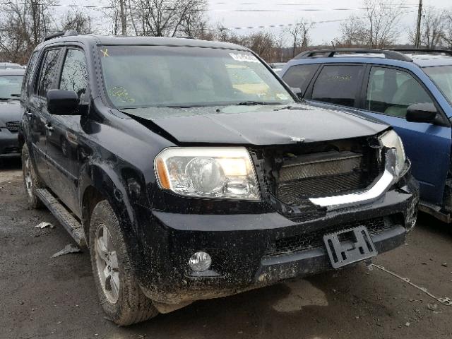 5FNYF48669B026795 - 2009 HONDA PILOT EXL BLACK photo 1