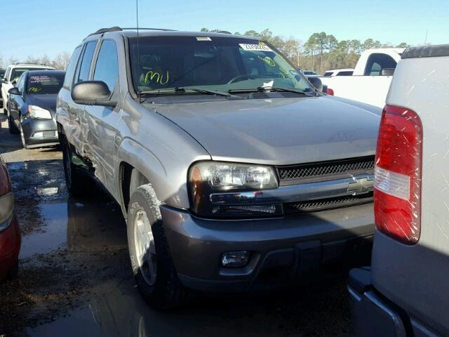 1GNDS13S032269582 - 2003 CHEVROLET TRAILBLAZE GRAY photo 1